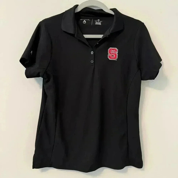 NC State Womens Antigua Short Sleeve Polo Size Medium - Picture 1 of 4
